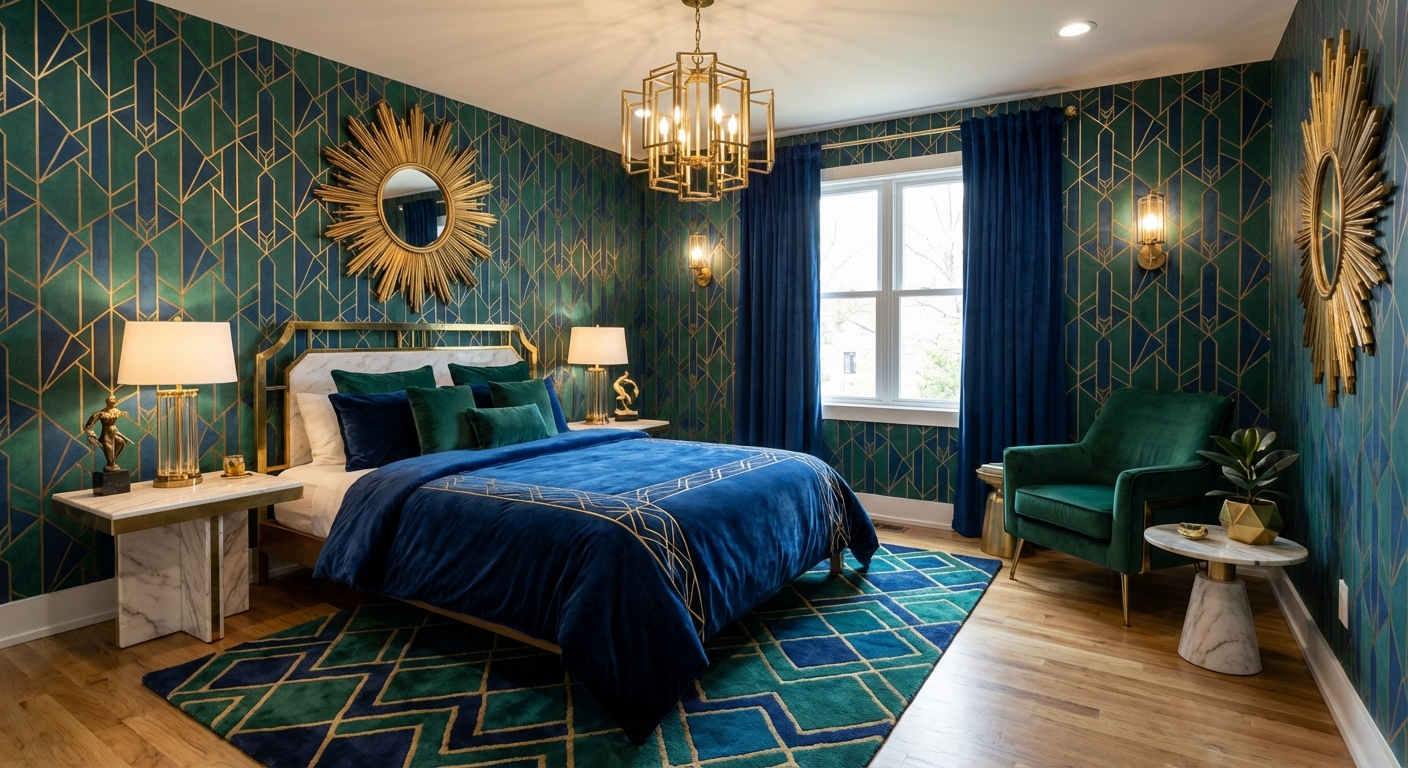 ห้องนอนสไตล์อาร์ตเดโค