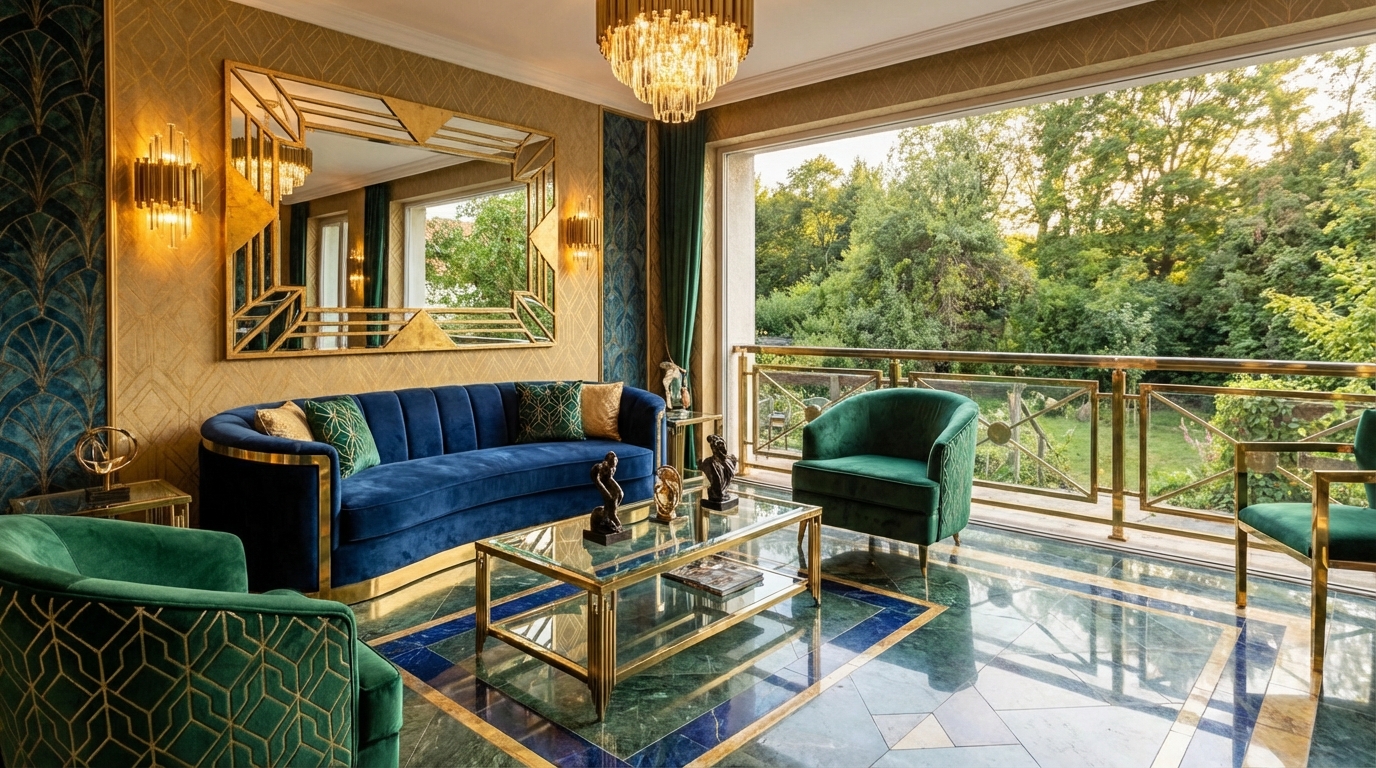 ลานบ้านสไตล์อาร์ตเดโค