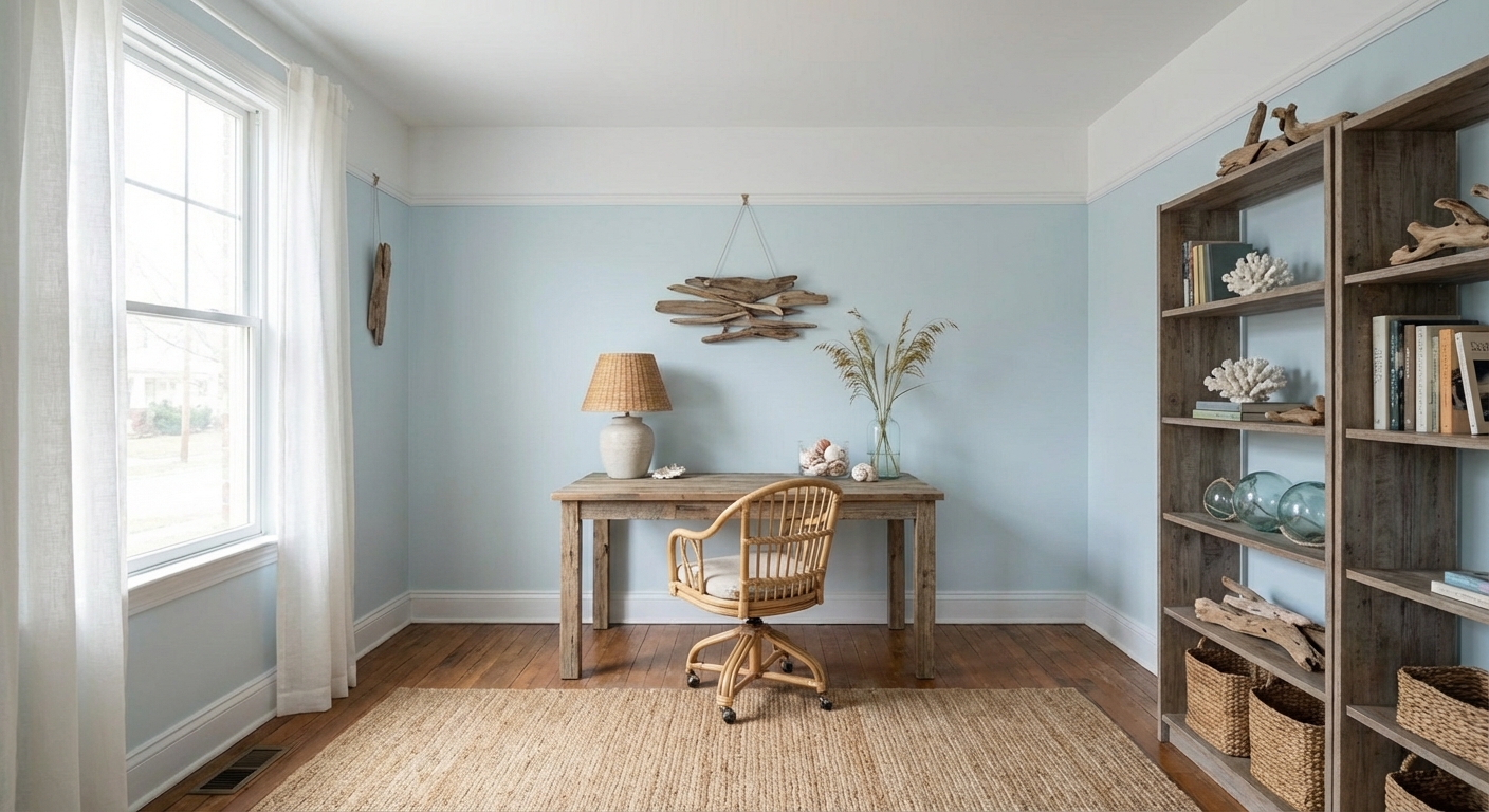 ห้องทำงานสไตล์โคสทัล