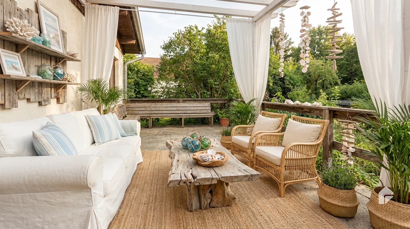 ลานบ้านสไตล์โคสทัล