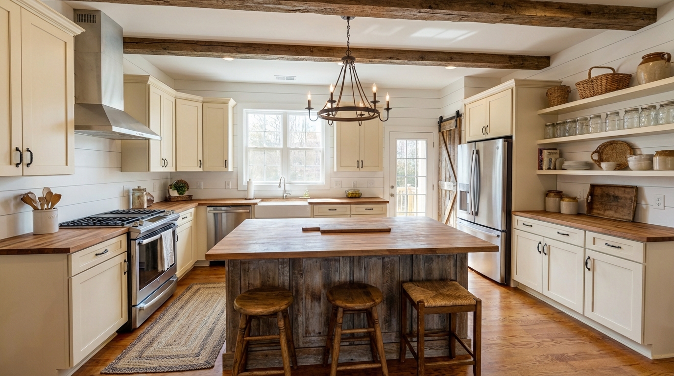 ครัวสไตล์ฟาร์มเฮาส์