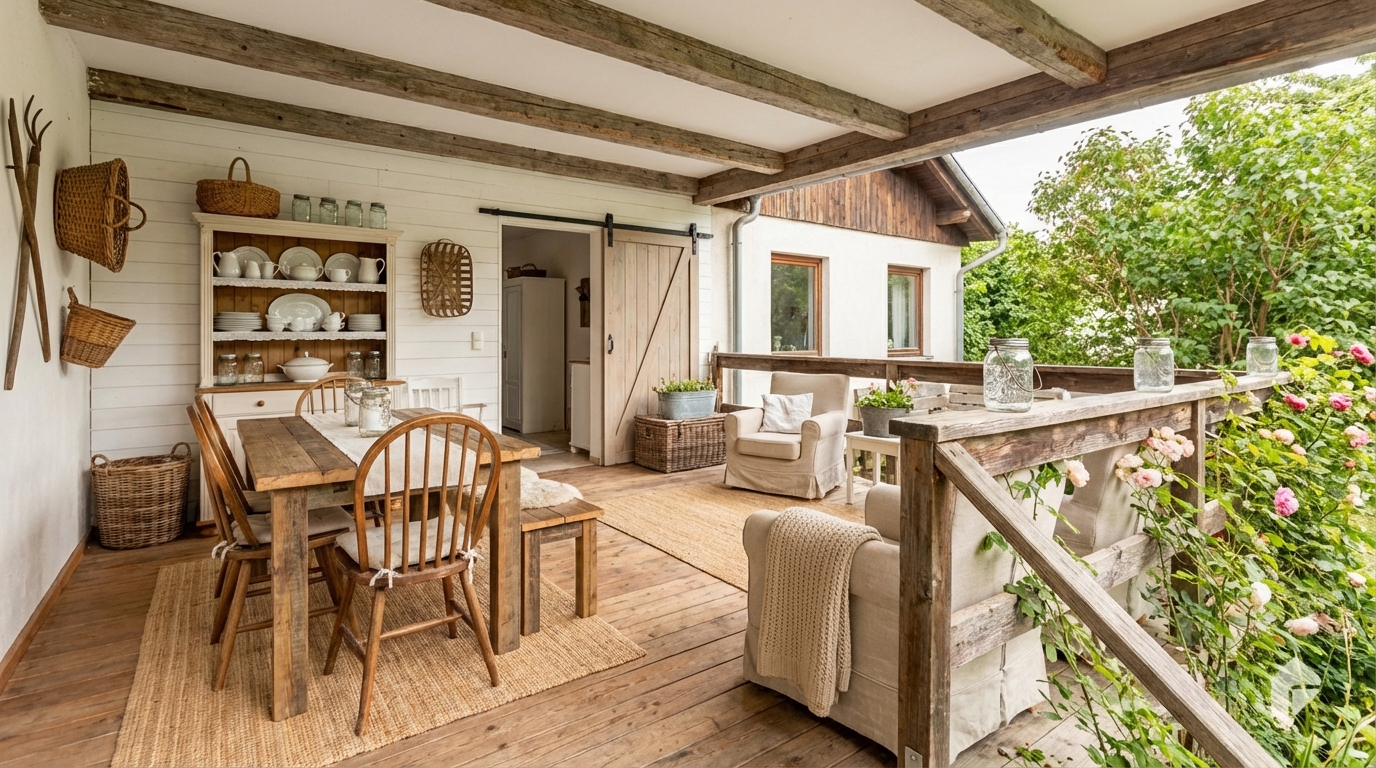 ลานบ้านสไตล์ฟาร์มเฮาส์