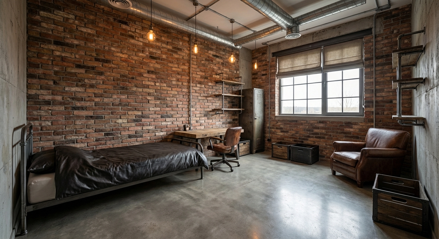 ห้องเด็กสไตล์อินดัสเทรียล