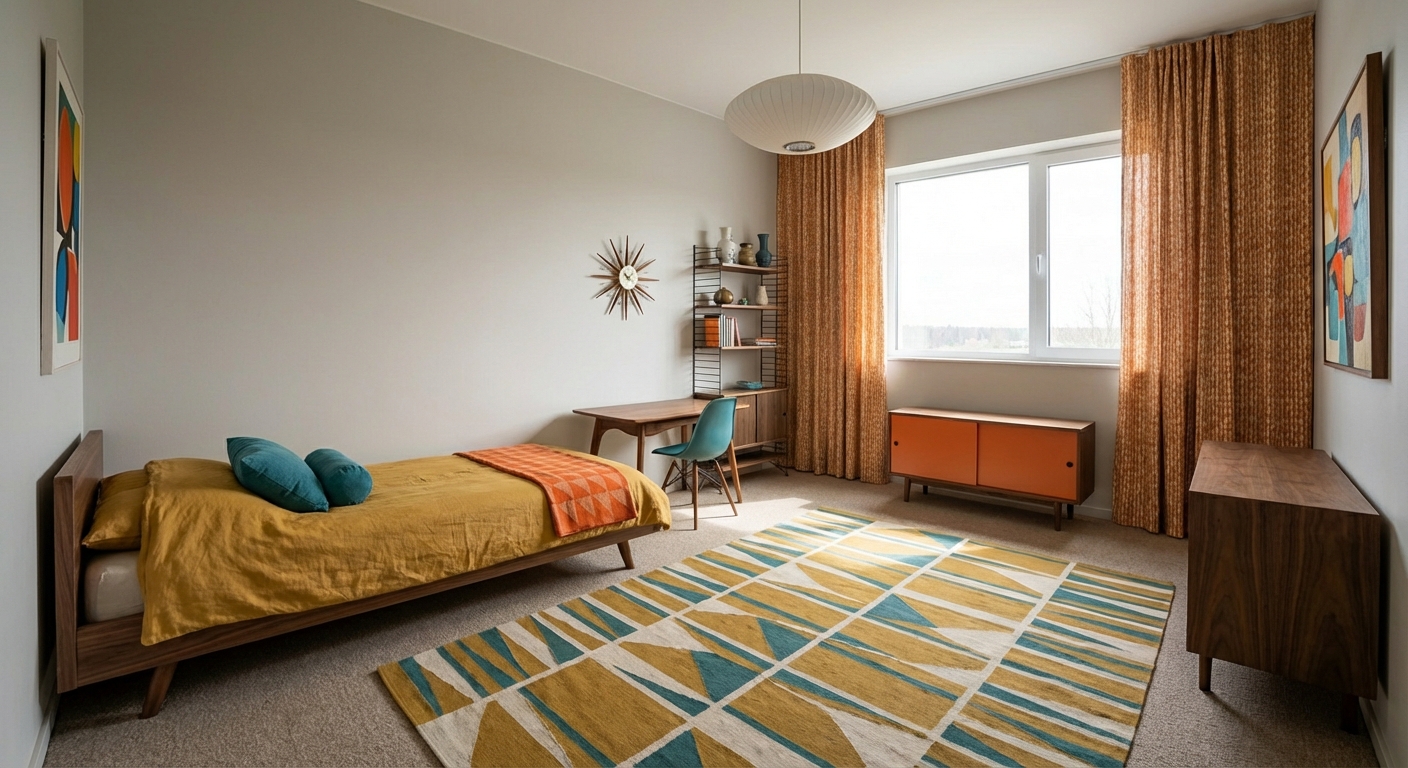 ห้องเด็กสไตล์mid century