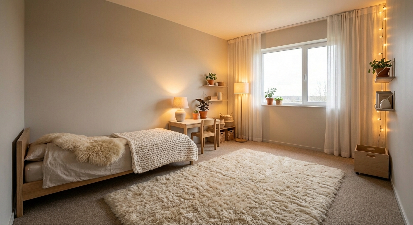 ห้องเด็กสไตล์สแกนดิเนเวียน